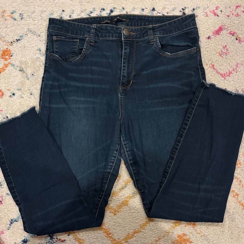 STS Blue Women's High Rise Dark Wash Jeans
